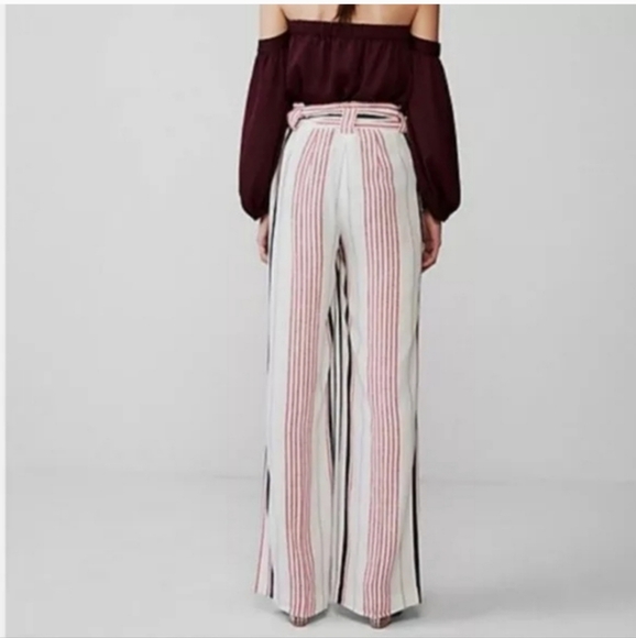 Express Pants - Express Red/ White/ Blue  Wide Leg Pants with Stripes. NWT Excellent Condition